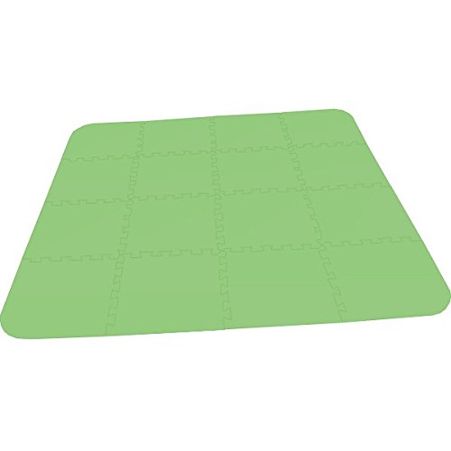Preisvergleich Produktbild Bodenmatte Puzzlematte UNO Plus (16 Teile) grün - 16 mm - 0