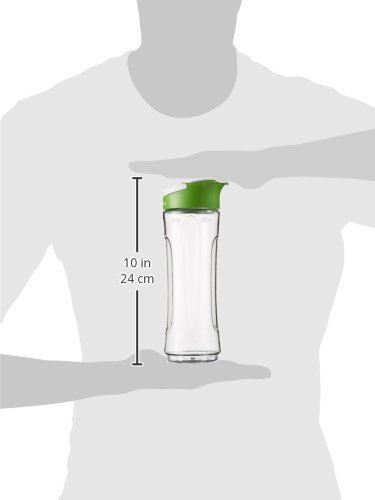 AmazonBasics – Ersatzflasche für den „Mix & Go“-Mixer, 600 ml, Farbe: Transparent, 2er-Pack - 6