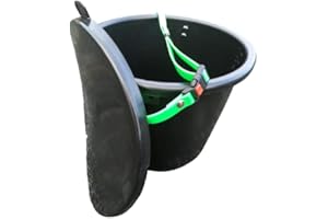 Generisch RH Feeding Bucket RH-Pail for Hanging Food Safe BioThane with Lid (Blue)