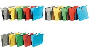 FALKEN Hängetasche grün A4 Leinenfrosch Karton 25 Taschen - Bürokleinmaterial, 80004435