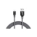 Produktbild Anker Powerline  Lightning Kabel  strapazierfähig und schnell Ladekabel [doppelt geflochten Nylon] für iPhone, iPad, Grau, (1,8 m)