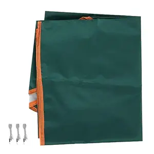 Triangle UV Resistant Outdoor Awning, Lightweight Sun Shade Canopy, Portable for Picnic Camping(Green)