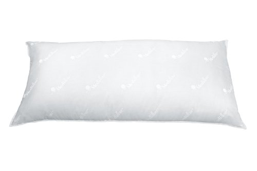Mediflow 5011 Premium Daunenkissen mit Wasserkern, Made in Germany, Nomite, Allergiker geeignet, Oeko-Tex, Stufenlos in Höhe und Stützwirkung anpassbar, Separat waschbares Dauneninnenkissen, Größe 40×80 cm - 2