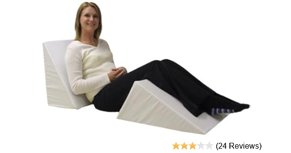 Bed Wedge Support Pillow For Back Pain Or Pregnancy Amazon Co Uk