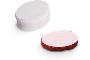 LA BRUNOISE Paquet de 1000 papier à steak - Forme Ovale -