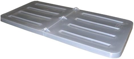 Bayhead 1.1-LID Polyethylene Hinged Lid, 70" Length x 32" Width x 2" Height, For 1.1 Cubic Yard Haul-All Tilt Truck