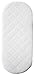 Mother Nurture 74x28x4cm Quilted Foam Moses Basket or Pram Mattress Rounded Both Ends