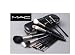 Produktbild Professionelles MAC-Kosmetik-/Make-up-Pinsel-Set mit Reißverschlusstasche - 12-teiliges Set