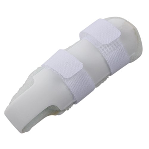Finger Splint Brace - TOOGOO(R)Portable Sport Finger Splint Brace Injury Support Available L 8 cm