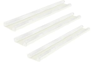 RORI Lot de 3 boudin de porte réglable double - Boudin de porte pour porte - Blanc - 95 cm - Boudin de porte - Anti-courants d'air et froid