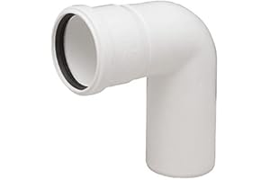 DINAK Codo MH de polipropileno simple pared para calderas de condensación diámetro 80 - a 87º