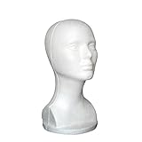 Foam Mannequin Head, Tonsee Female Styrofoam Hat Glasses Hair Wig Mannequin Stand Display Head Model Chest