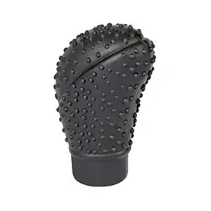 e-generix Anti-Scratch Bump Shift Gear Knob Protective Cover Case - Black Color