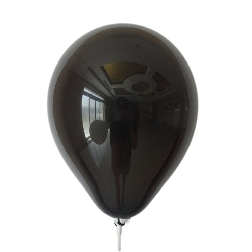 50 x Luftballons je 25 Schwarz und Gelb – ca. Ø 28cm – 50 Stück – Ballons als Fanartikel, Fußball, Deko, Party, Länder – Farbe Schwarz & Gelb – für helium geeignet – twist4® - 3