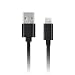 Price comparison product image Black 1M Metre iPhone Charger / Lightning Cable / Charge and Sync USB 2.0 to 8 Pin Cable / Life Time Warranty/ iPhone 5 / 5C / 5S / 6 / 6S / 6 Plus / 7 / 7 Plus / iPad / iPad Mini / iPad Air / iPod / EJC Avenue