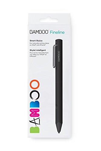Wacom Bamboo Fineline Smart Stylus (3. Generation) in Schwarz / Aktiver Touch Pen für Apple iOS Touchscreen-Eingabegeräte wie iPhone oder iPad - 2