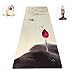 Produktbild DUBAOBAO Damen-Yogamatte im chinesischen Stil, Mode, Pilates, Stretching, Übungsmatte für den Bauch, 183,0 cm * 61,0 cm übergroße Yogamatte, 3,5 mm dick