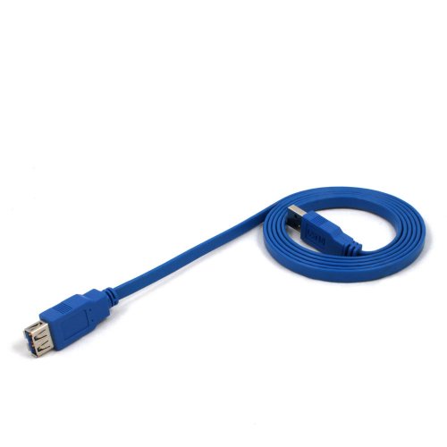Inateck USB 3.0 Verlängerungskabel A Stecker auf A Buchse (1,5m) blau - 7
