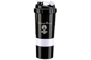 ADHOC SPORT shaker coctelera de proteinas (blanco)