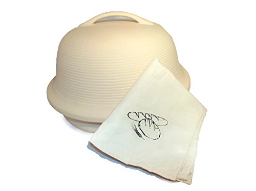 détail Moule à pain SuperStone « La Cloche », avec linge à pain de marque