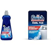 Finish Bulaşık Makinesi Parlatıcı &amp; Kurutucu (1 x 400 ml) ve Finish Bulaşık Makinesi Tuzu (1 x 1500 g)