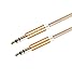 Produktbild Aux-Kabel LB World (3.3ft / 1M) Audio-Kabel 3,5 mm bis 3,5 mm Aux-Kabel für Auto, iPhone im Auto Männlich zu männlich Gold überzogen Aux zu Aux Kabel geflochten Tangle kostenlos Universal Auxiliary Kabel für Auto Audio, iPhone, Android Handys, Mp3, iPod, Beats Kopfhörer und mehr (1M/ 3.3ft, Gold)