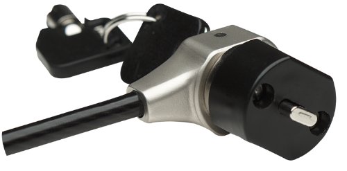 Manhattan Notebook-Sicherheitsschloss (1,8 m) schwarze PVC Ummantelung 440240 - 3