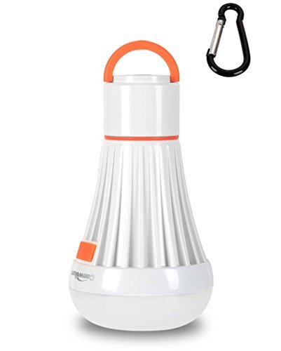 Canwelum Helle LED Campinglampe, Innovativ Camping-laterne auch als LED-Taschenlampe, Hängen Camping-lampe von beiden Haken oder Magnet