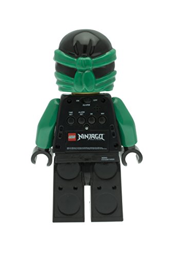 LEGO Unisex Wecker Digital Green 9009402 - 5