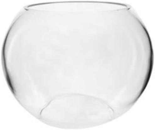 Hosley's 6 Diameter Glass Bowl. Ideal for Floral Centerpiece Arrangements, Tealight Gardens, Spa &amp; Aromatherapy settings, DIY Craft Projects by HG Global