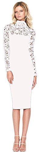 Preisvergleich Produktbild ALAIX Damen Kleid Gr. Large, Weiß