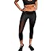 Produktbild Sport Lässige Legging,Resplend Damen Sexy Perspektive Mesh Patchwork Yogahose Fitnesshose Sweathose Fitness Sports Elastische Sporthose Laufhose Basic Hosen