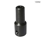 Material: acero. Domeilleur 4 - 12 mm Eje de Motor Taladro Abrazadera Portabrocas Acoplador Conector Tornillo de Manga, 12 mm