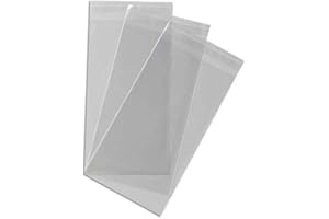 SOHO PAPER PRODUCTS Cello Bags 114 x 220mm + 30mm Lip Self Seal Packed in 100's