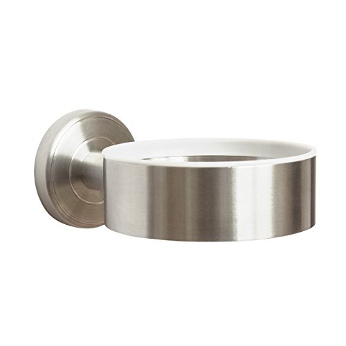 Badserie Ambiente – Fönhalter, Haartrocknerhalter aus robustem Edelstahl matt – zur Wandmontage - 2