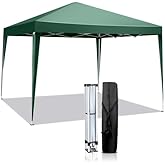 Bonnlo Carpa Plegable de 3x3m, UPF 50+, Las pergolas de jardín Impermeables y el Gazebo Son adecuados para usos Exteriores, c