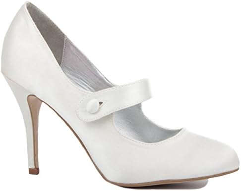 Ladies Womens Low MID HIGH Heel Ankle Strap Court Shoes Work Pumps Sandals Size