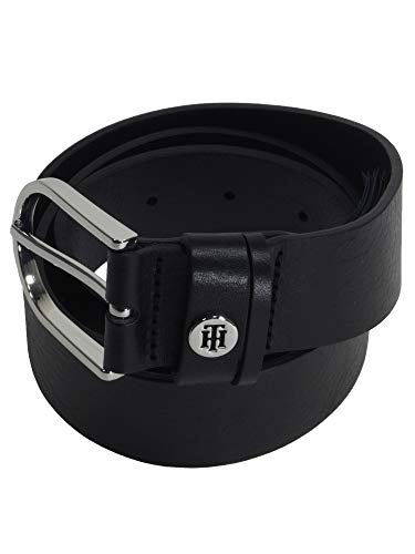 Preisvergleich Produktbild Tommy Hilfiger Damen Gürtel Classic Belt Leder 100cm Schwarz AW0AW06549-002