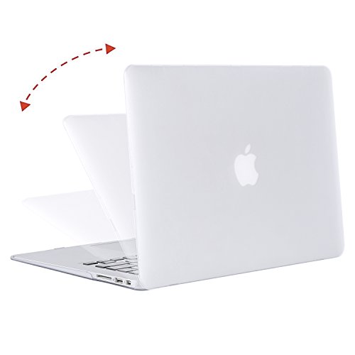MOSISO MacBook Air 13 H  lle - Ultra Slim Hochwertige Plastik Hartschale Tasche Schutzh  lle Snap Case f  r MacBook Air 13 Zoll  A1466 A1369   Frost