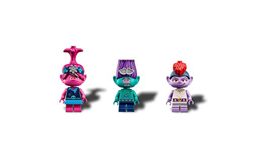 LEGO 41254 Trolls Concerto a Vulcano Rock City 3 lego LEGO-Trolls-World-Tour-Concerto-a-Volcano-Rock-City-Ricrea-le-Scene-del-Film-Trolls-con-3-Minifigure-di-Poppy-Branch-e-Regina-Barb-Set-di-Costruzioni-per-Bambini-6-Anni-41254