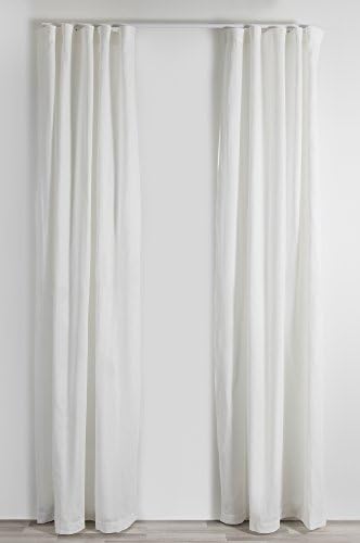 HIMLA Lilja Curtain with Heading Tape, 282x290cm, White