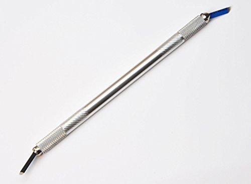 CRYSTALUM® Microblading Pen Holder Aluminium Double Head Twin