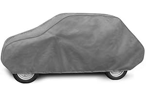 ROAD CLUB Housse de Protection carrosserie extérieur pour voiturette, vsp ou Compatible sur Mesure Fiat 500 Jusqu'en 1975, Taille 300 à 310 cm, imperméable, Anti-UV et Respirante