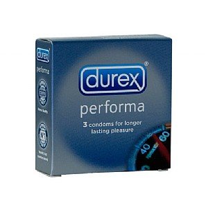 Preisvergleich Produktbild DUREX PERFORMA CONDOMS 3PK