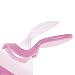 Greencolourful Infants Squeeze Feeder Silicone Squeeze Feeding Bottle with Feeding Spoon(Pink)