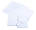 Sinland Premium Microfiber Washcloth Waffle Weave Facial Cleansing Cloth Face Cloth and Body Cloths Remove Makeup 6 Pack 33cmx33cm White