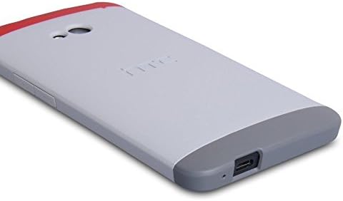 HTC Double Dip Hard Shell Case for HTC One - Grey/Red (discontinued by manufacturer)