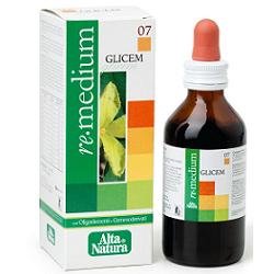 ALTA NATURA - REMEDIUM 07 GLICEM 100 ML - mirtillo rosso, cicoria, cromo, metabolismo carboidrati