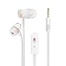 Produktbild Bstar Headset in Weiß/Gold für ZTE AXON 7 mini HF-Bass InEar In-Ear Kopfhörer Ohrhörer Head-Set 3,5mm Stecker Stereo Sound + gratis StarBerry® Display Cleaner zum reinigen Ihres Bildschirms