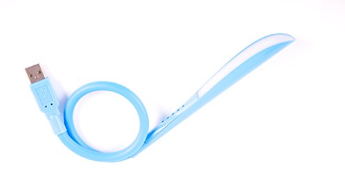 BERTRONIC ® LED USB Lampe 2016 – Schwarz – Flexibles LED Licht für den USB Anschluss – 3 Helligkeitsstufen & Extrem Biegsam – für Notebooks, Tablets, Powerbanks, PC – Nur 2,8 Watt – Nachtlampe, Leselampe, Laptoplampe - 2